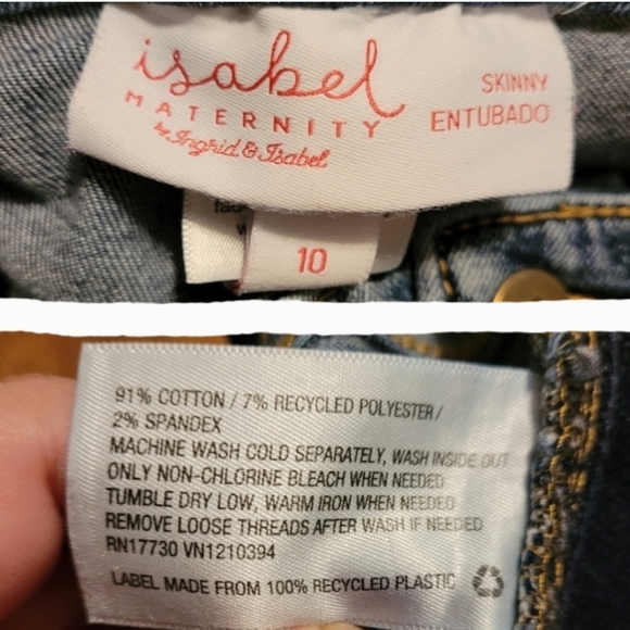 Isabel Maternity Skinny Jean Sz 10 - Picture 8 of 8